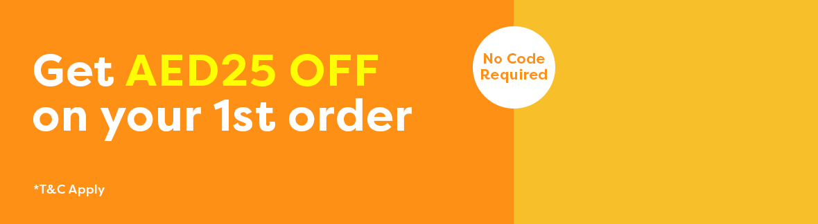 AED 25 OFF first order