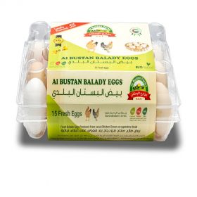 Al Bustan Balady Eggs 15 Pcs