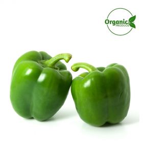 Capsicum Green Organic 300-400g (2 Pieces)