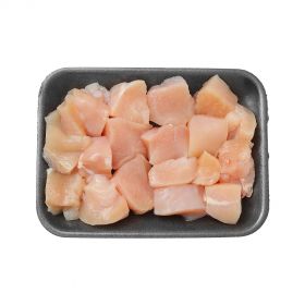 Chilled Chicken Breast Boneless Cubes Large Cubes 500g