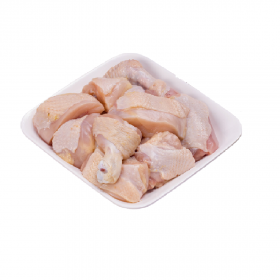 Fresh Organic Chicken With Skin Medium Cubes 1000-1300g