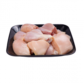 Fresh Organic Chicken Without Skin Medium Cubes 1000-1300g