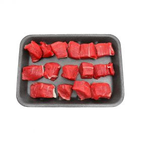 Fresh Indian Veal Boneless Medium Cubes 250g