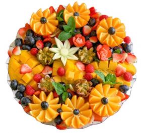 Fruit & Bloom Platter-33cm