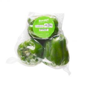 Capsicum Green washed and Sanitized 500g
