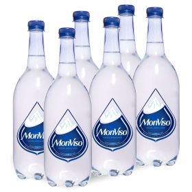 Monviso Natural Mineral Water PET Bottle 1L x 6
