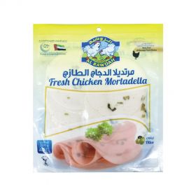 Al Rawdah Chicken Mortadella Green Olives Sliced 200g