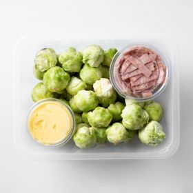 Brussel Sprouts with Turkey Bacon (600g) Ready-To-Cook