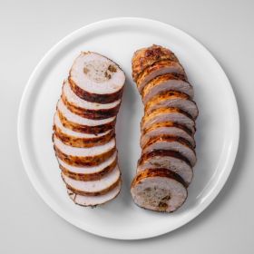 Roast Turkey Roulade with Chestnut and Plum Stuffing