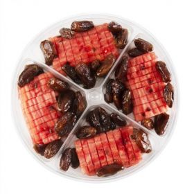 Watermelon Slices with Dates