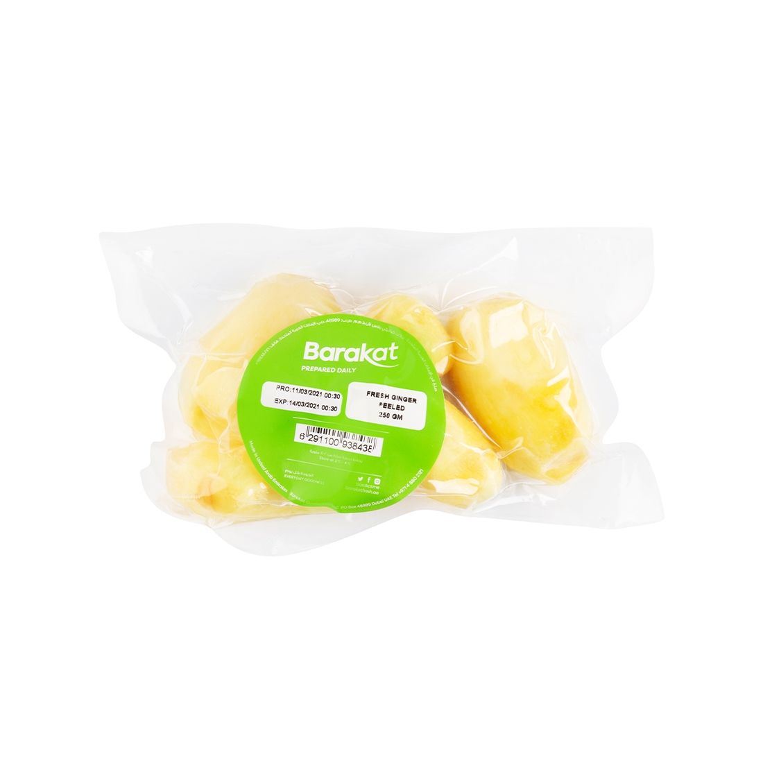 Buy Fresh Ginger Peeled Online in Dubai Sharjah Abu Dhabi Ajman