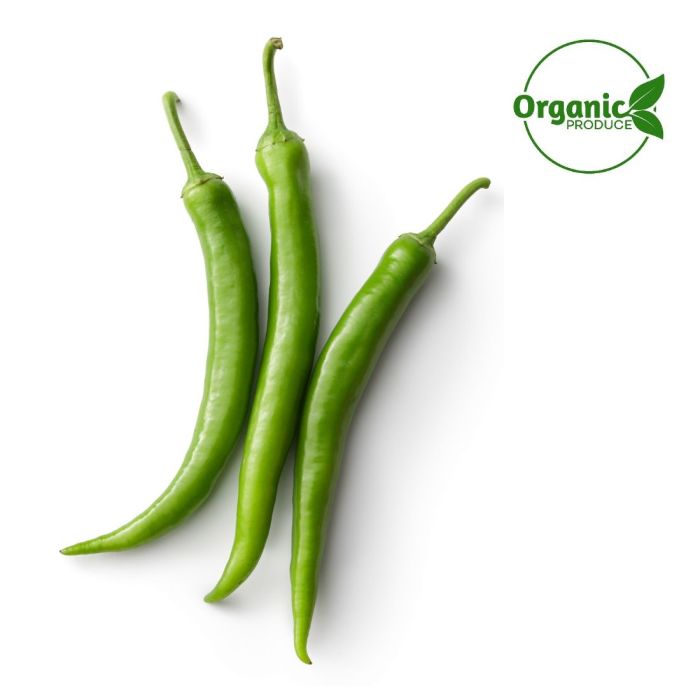 Chilli Green Long Organic 250g_0