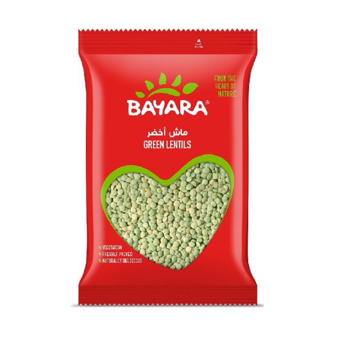 Bayara Green Lentils/ Masoor Whole 1Kg_0
