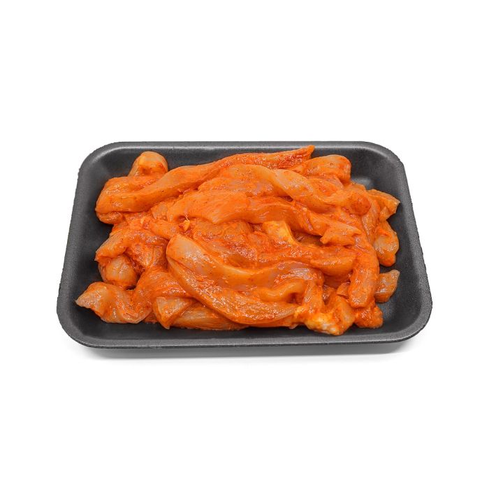 Chilled Chicken Breast Strips Flaming Hot 500g_0