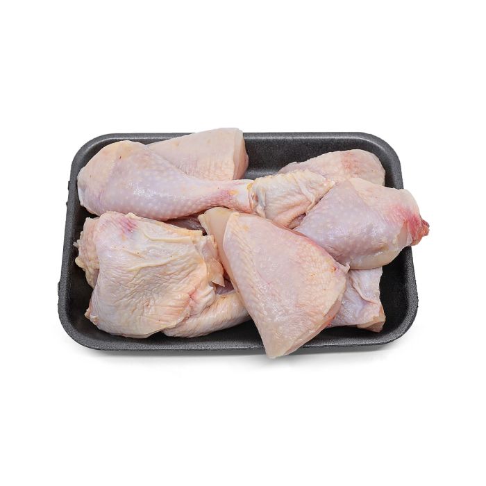 Fresh Chicken With Skin Large Cubes 1kg_0