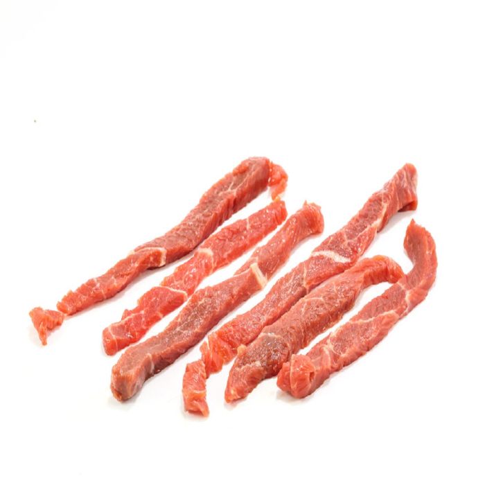 Fresh Veal Boneless Fajita Strips India 250g_0