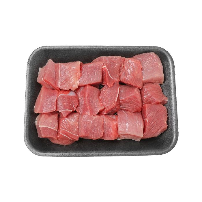 Hormone Free Natural Grazed Fresh Mutton Shoulder Boneless Cubes 250g_0