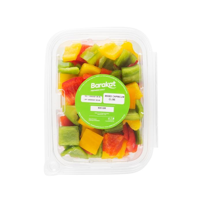 Mixed Capsicum Cubes 500g_0