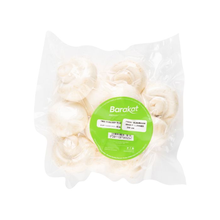 Mushroom Whole Cleaned 250g_0
