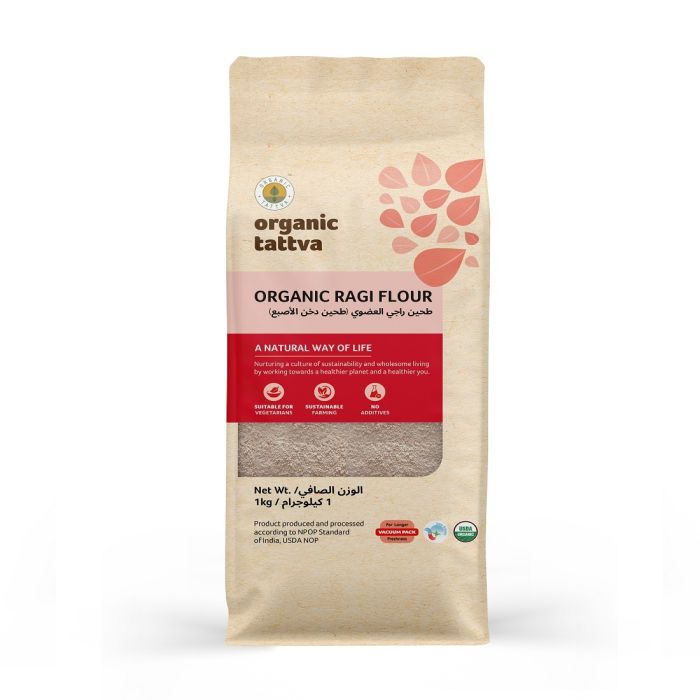 Organic Tattva Organic Ragi Flour 1Kg_0