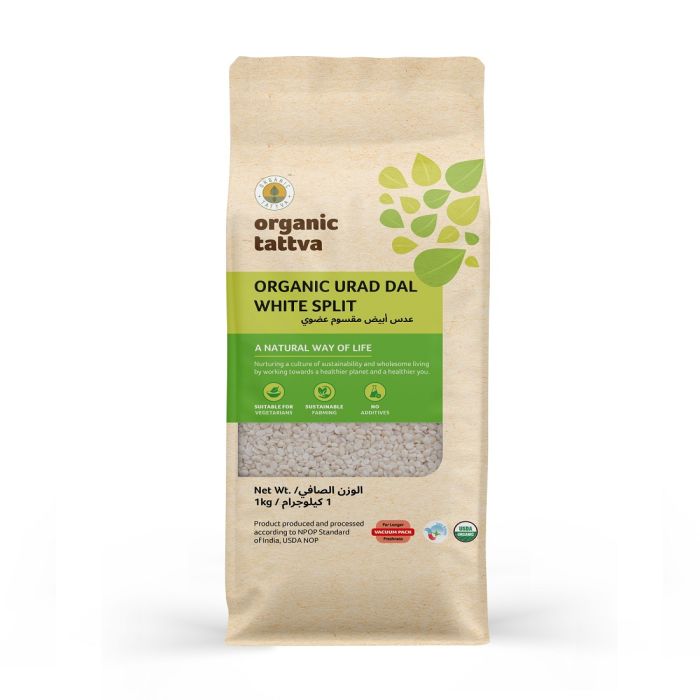 Organic Tattva Organic Urad Dal White Split 1Kg_0