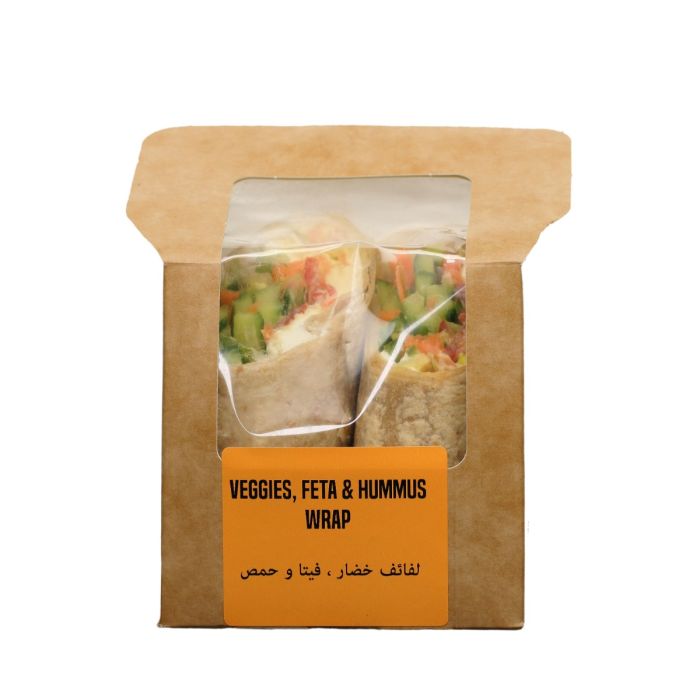 Veggies, Feta and Hummus Wrap 215 Gms_0